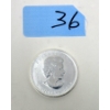 Image 1 : 1 Oz .9999 Silver 2012 Maple Leaf Coin 