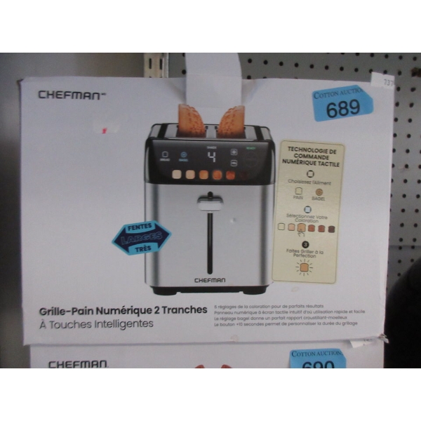 Chefman Smart Touch 2-Slice Digital Toaster