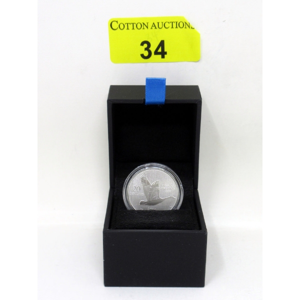 7.96 Gram .9999 Silver 2014 Canada Goose $20 Coin 