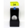 Image 1 : 7.96 Gram .9999 Silver 2014 Canada Goose $20 Coin 