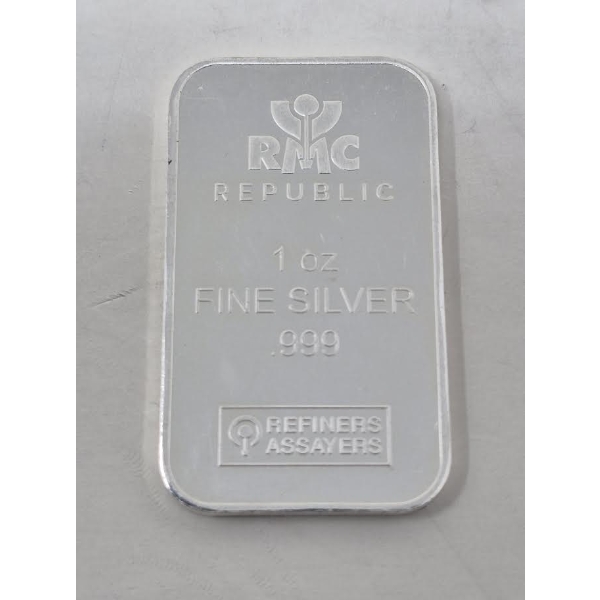 1 Oz .999 Silver RMC Mint Bar 