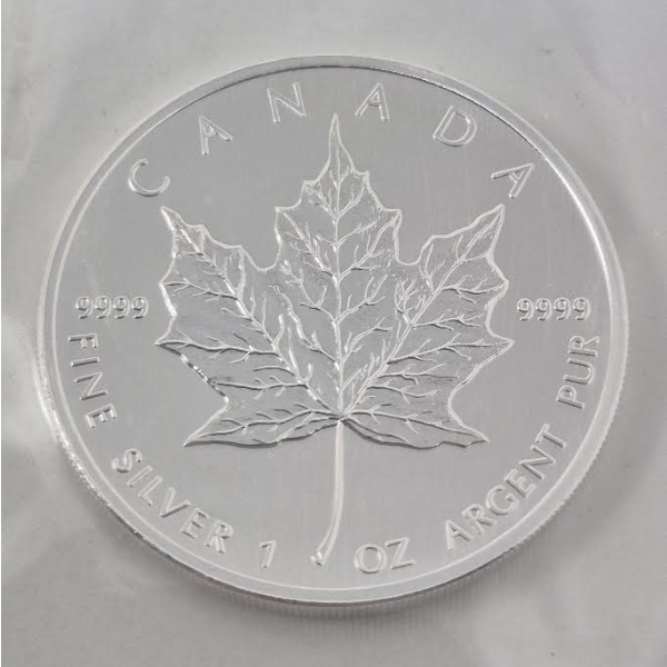 1 Oz .9999 Silver 2007 Canada Maple Leaf Coin 