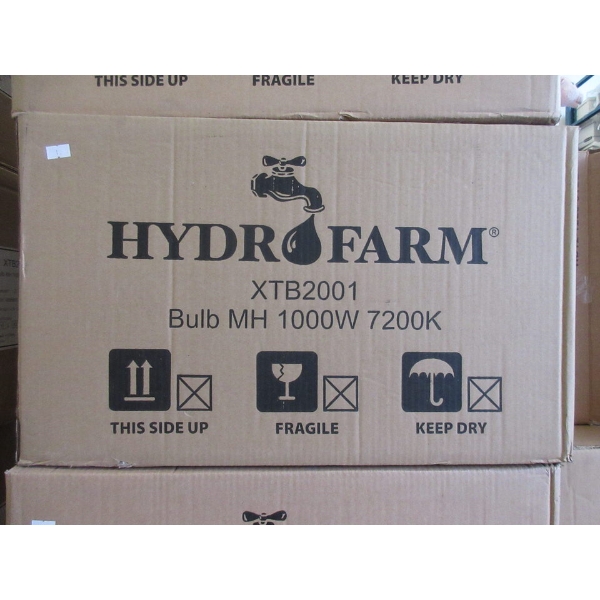 20 Cases of New Hydro Farm Bulbs (MH 1000W 7200K)