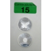 Image 1 : 2 x 1/2 Oz .999 Silver Sunshine Minting Rounds 