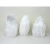 Image 1 : 3 Selenite Crystal Healing Towers - Tallest is 6"