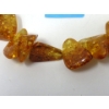 Image 2 : 24" Amber Resin Necklace & Earring Set 