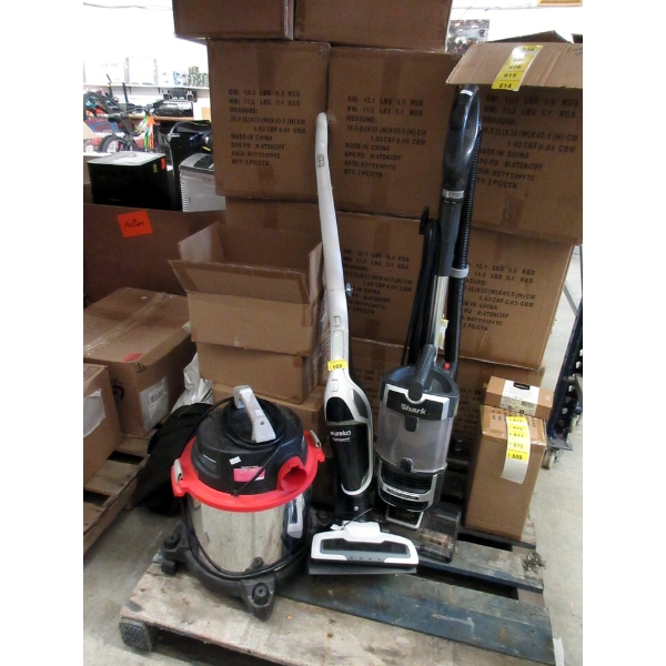 3 Assorted Vacuum Cleaners - Preowned - As Is