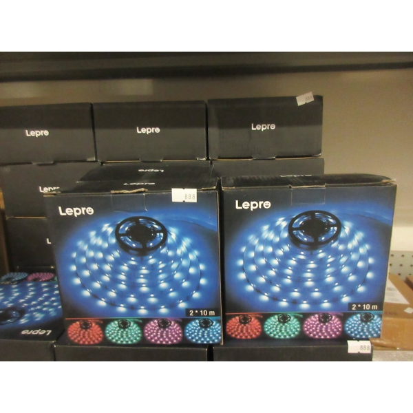 2 New Sets of 2 Lepro Strip Lights with Remotes