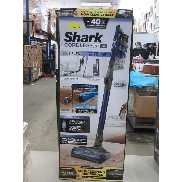 Shark Rocker Pet Cordless Stick Vacuum in Box