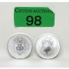 Image 1 : 2 x 1/2 Oz .999 Silver 2015 Battle of the Coral Sea Coins