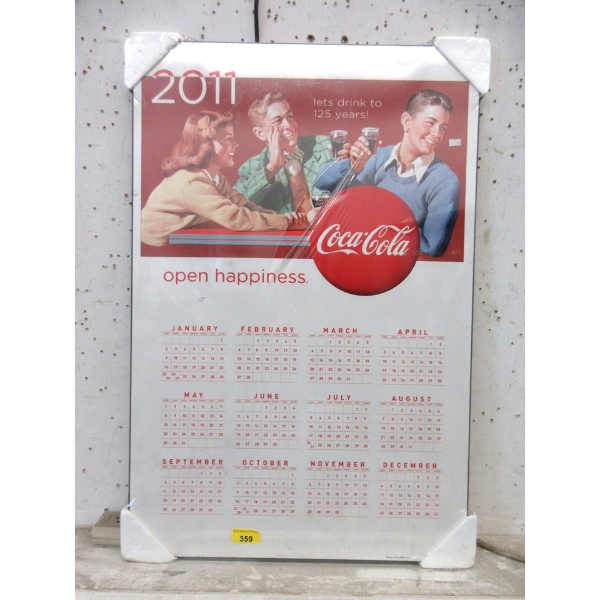 2001 Coca-Cola 125th Anniversary Calendar