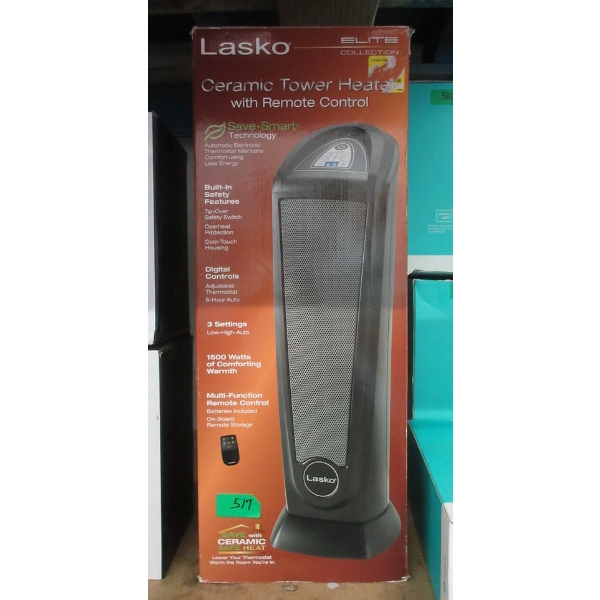 Lasko Elite Ceramic Tower Heater - 1500 Watts