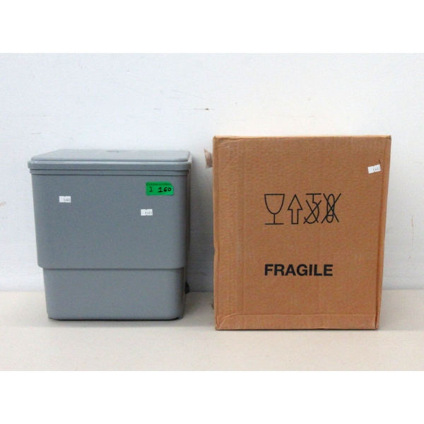 2 New Double Sided Recycling Bins - 1 in Box