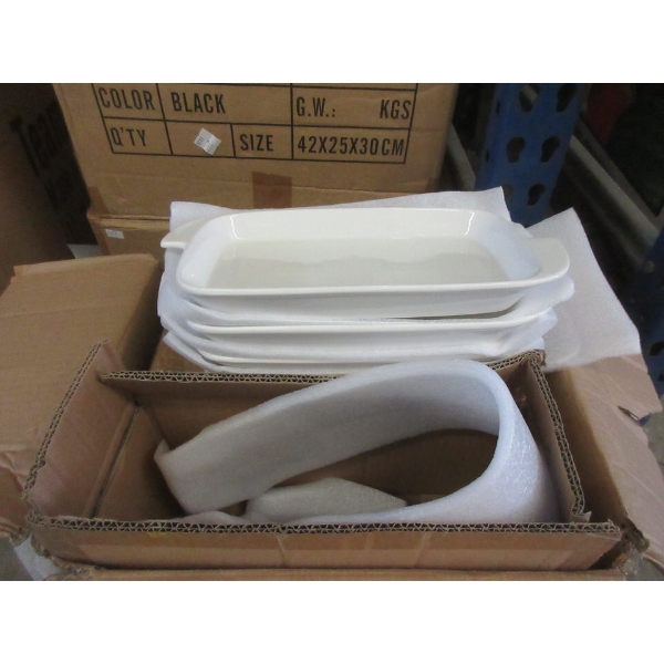 Case of 16 New Dowan Ceramic Platters