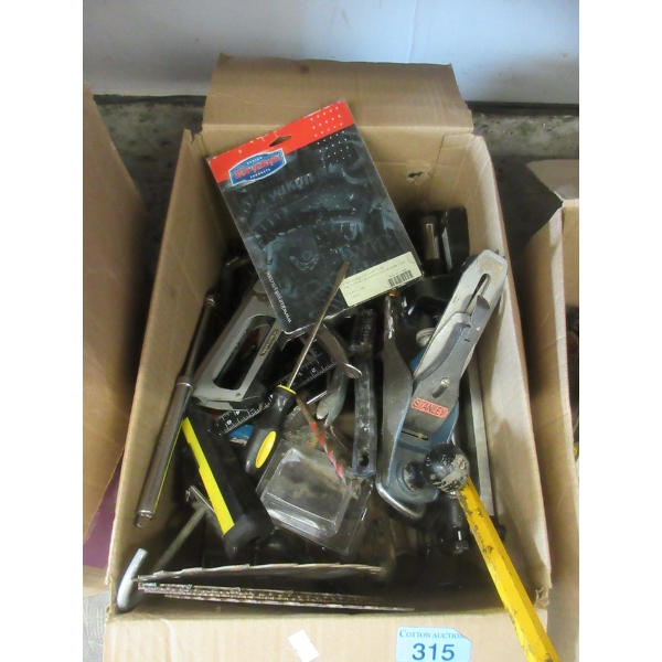 Large Box of Preowned Tools - As Is
