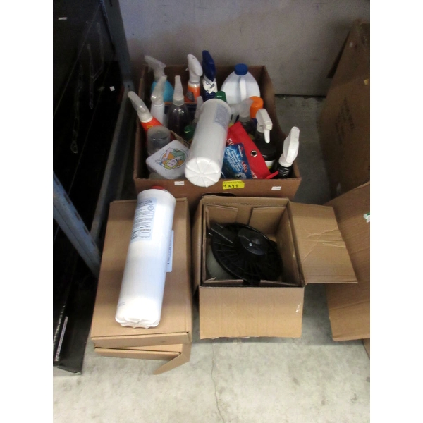 4 Box Lot of Cleaning Products, Water Filters & More