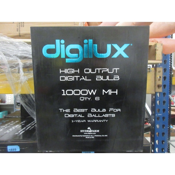 19 Cases of 6 New Digilux Digital Bulbs - 1000W MH