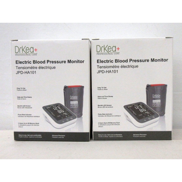 2 New DrKea+  Electric Blood Pressure Monitors