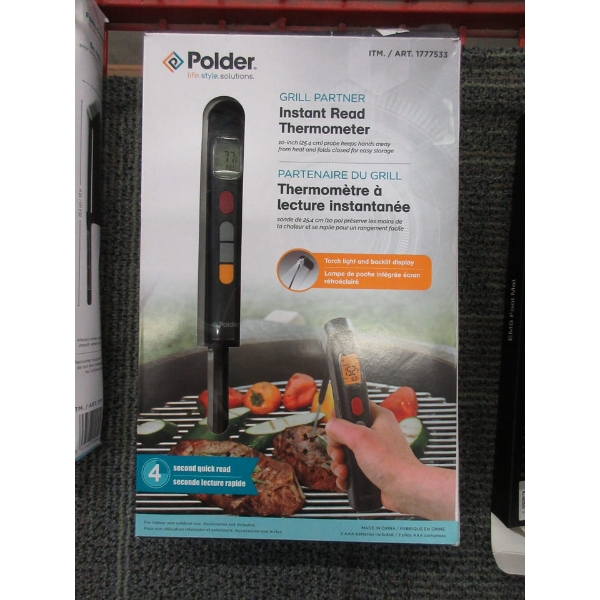 Polder Instant Read "Grill Partner" Thermometer