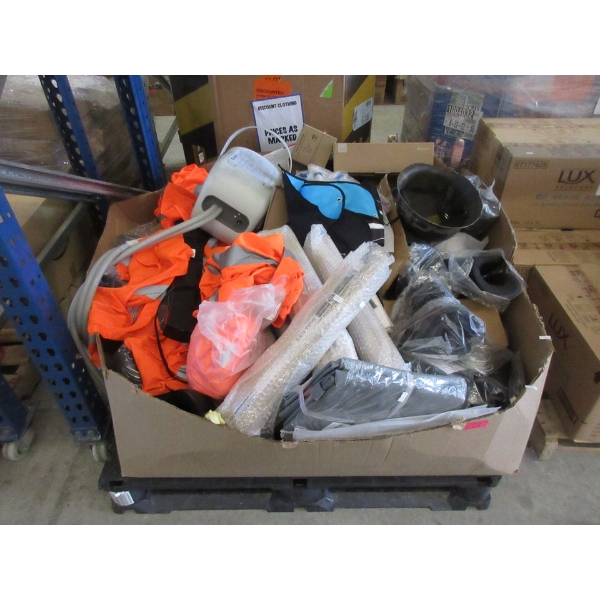 Skid of New & Customer Return Goods - As Is