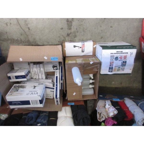 4 Boxes of Assorted Merchandise 