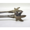 Image 2 : Antique R W & S Sterling Silver 4.5" Sugar Tongs 