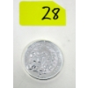 Image 1 : 2 Oz .9999 Silver 2023 Bull of Clarence Coin 