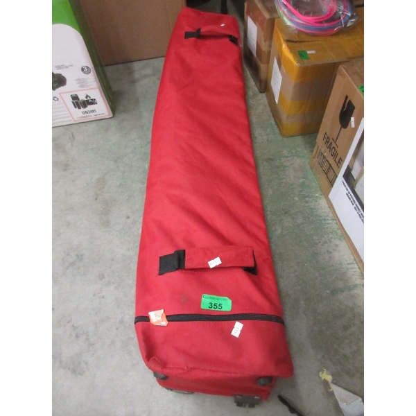 Pop-Up Canopy in Red Roller Bag