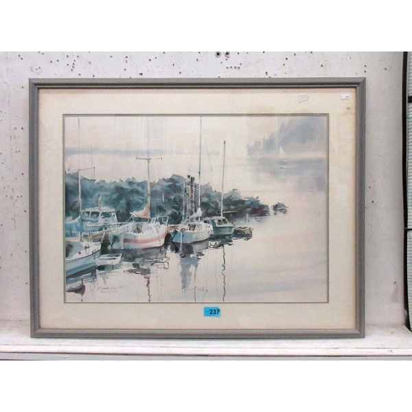 Brent Heighton Framed Sailboat Print