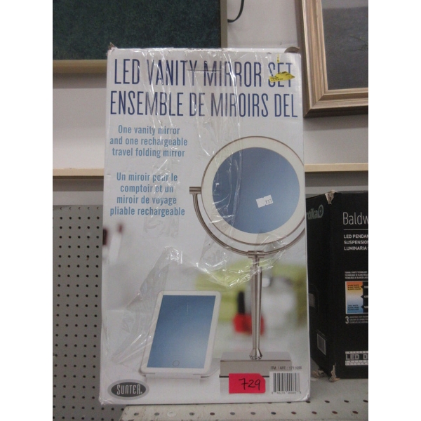 Sunter LED Vanity Mirror Set - 2 Pieces
