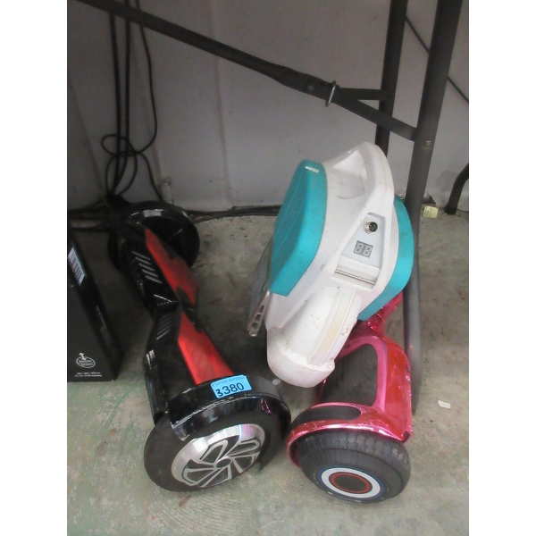 2 Hover Boards & 1 Freeman Wheel - Preowned