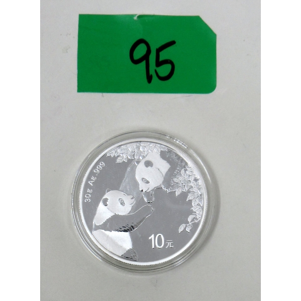 30 Gram .999 Silver 2023 China PANDA Coin 