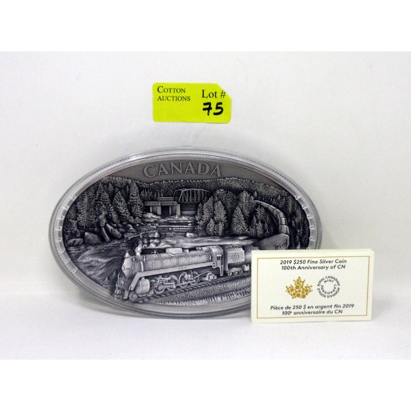 Rare 1+ Kilo .9999 Silver 2019 Canada Coin   