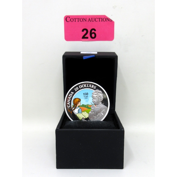 1+ Oz .9999 Silver 2024 150th Anniversary Birth of L.M. Montgomery Coin 