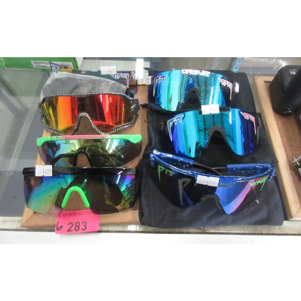 3 Pit Viper & 3 Other Reflective Sport Glasses