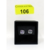 Image 2 : New Mystic Topaz & Diamond Sterling Silver Earrings
