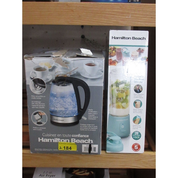Hamilton Beach Glass Kettle & Personal Blender