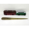 Image 1 : 2 Diecast Cars & 1948 Canadian Mining Keepsake 