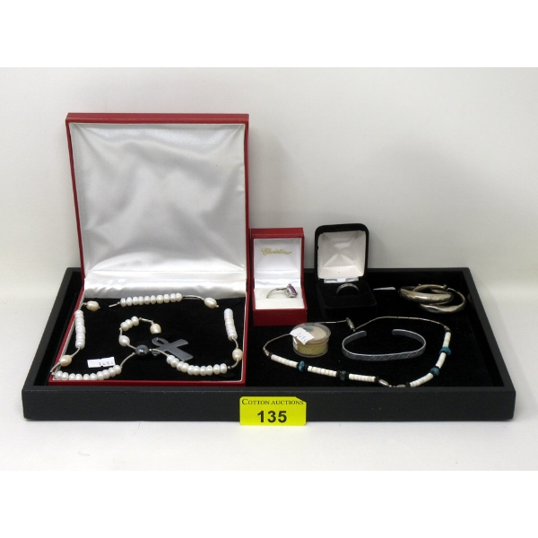 Tray of New and Preowned Jewelry