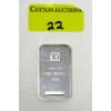 Image 1 : 1 Oz .999 Silver TD Bank Investor Bar 