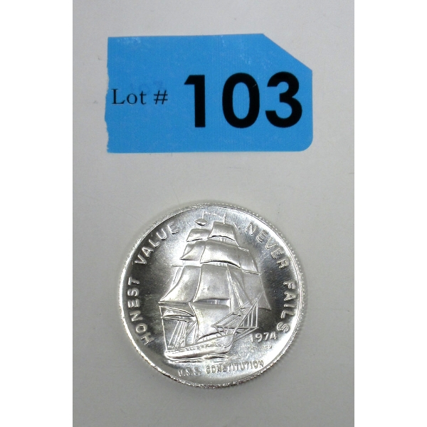 1 Oz .999 Silver U.S. Constitution Round 