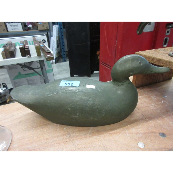 Vintage Wood Duck Decoy - Working
