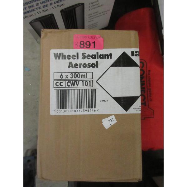 3 New Boxes of 6 Aerosol Wheel Sealant