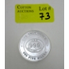 Image 1 : 1 Oz .999 Silver JBR Round 