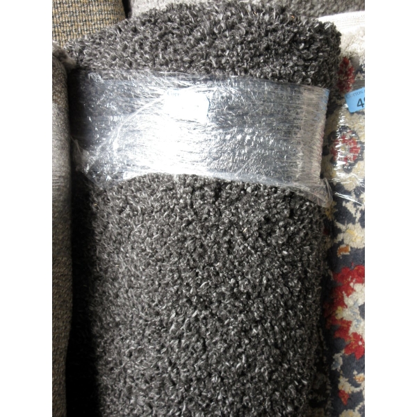 5' x 7' Charcoal Shag Area Carpet 
