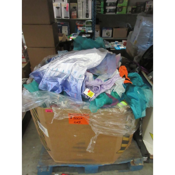 Skid of Children's Costumes and Toys