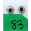 Image 1 : New Sapphire & Diamond Sterling Silver Earrings