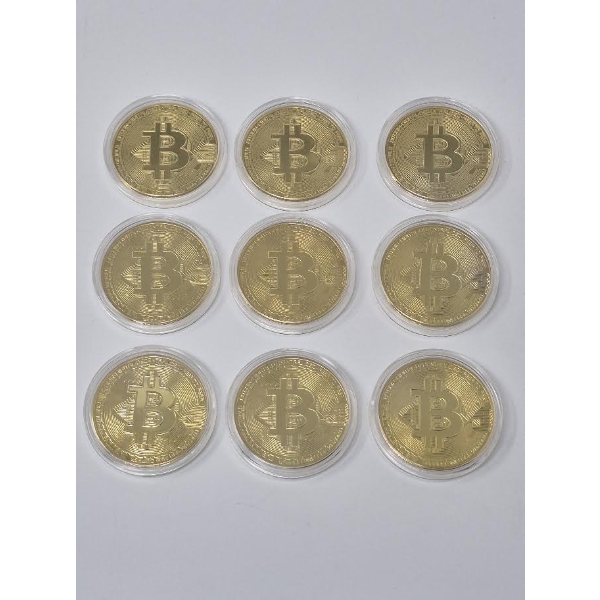 9 x Copper Bitcoin Rounds