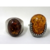 Image 2 : 5 Vintage Rings with Large Faces 
