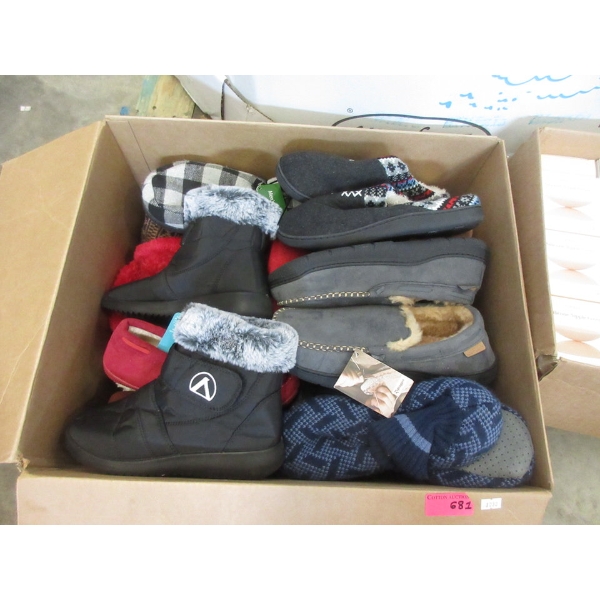 Box Lot of Overstock & Customer Return Footwear